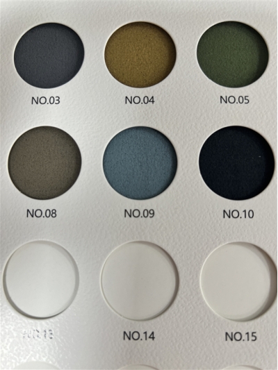 GZ-DZLP F061 High elastic suede Specification: 167cm Weight: 310g/㎡ Ingredients: 78%Polyester 6%Spandex 16%Cotton Wear-resistant Moisture-absorbing and quick-drying Far-infrared heating back view